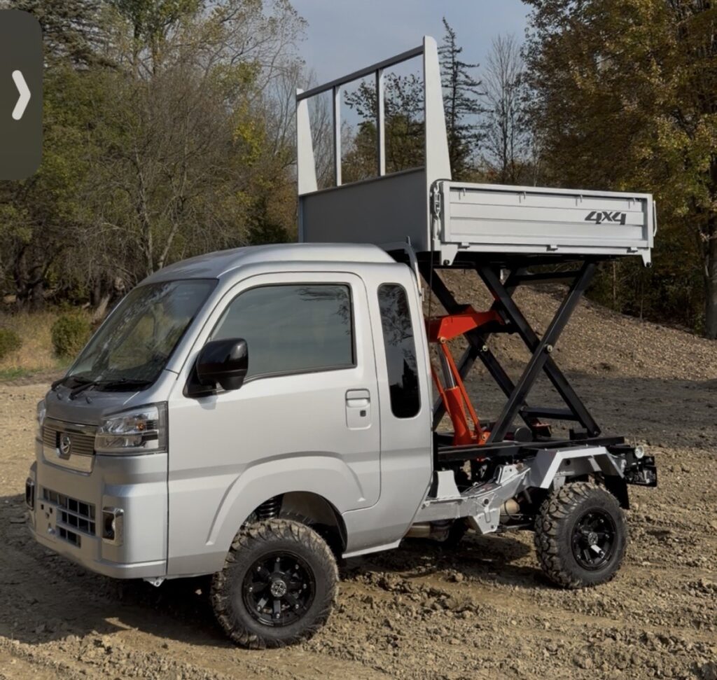 Silver Scissor Lifted